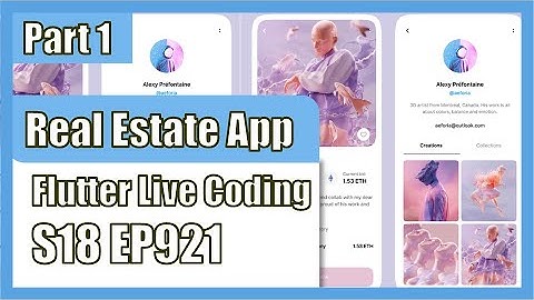 [Flutter] Flutter Live Coding EP921 (NFT Marketplace App Part 1)