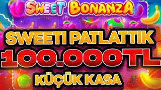 🍭 Sweet Bonanza 🍭 Slot Oyunları 3.000TL KASAYLA GELEN 100.000TL KÜÇÜK KASA DÜNYA REKORU