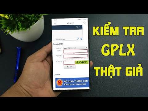 Video: Cách Kiểm Tra Số Giấy Phép