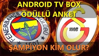 Ödüllü Anket Şampi̇yon Ki̇m Olur? Galatasaray Mi, Fenerbahçe Mi̇?