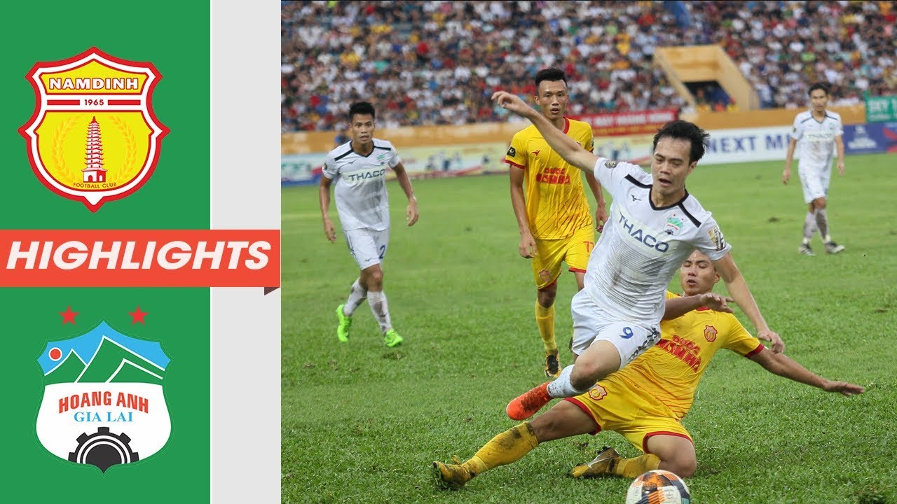 v league 2019 có mấy đội xuống hạng Minh Vương, Martins tỏa sáng trong trận đấu kịch tính trước Nam Định | HAGL Media