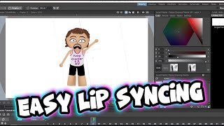 Opentoonz Lip Syncing Made EASY (1 Minute!)