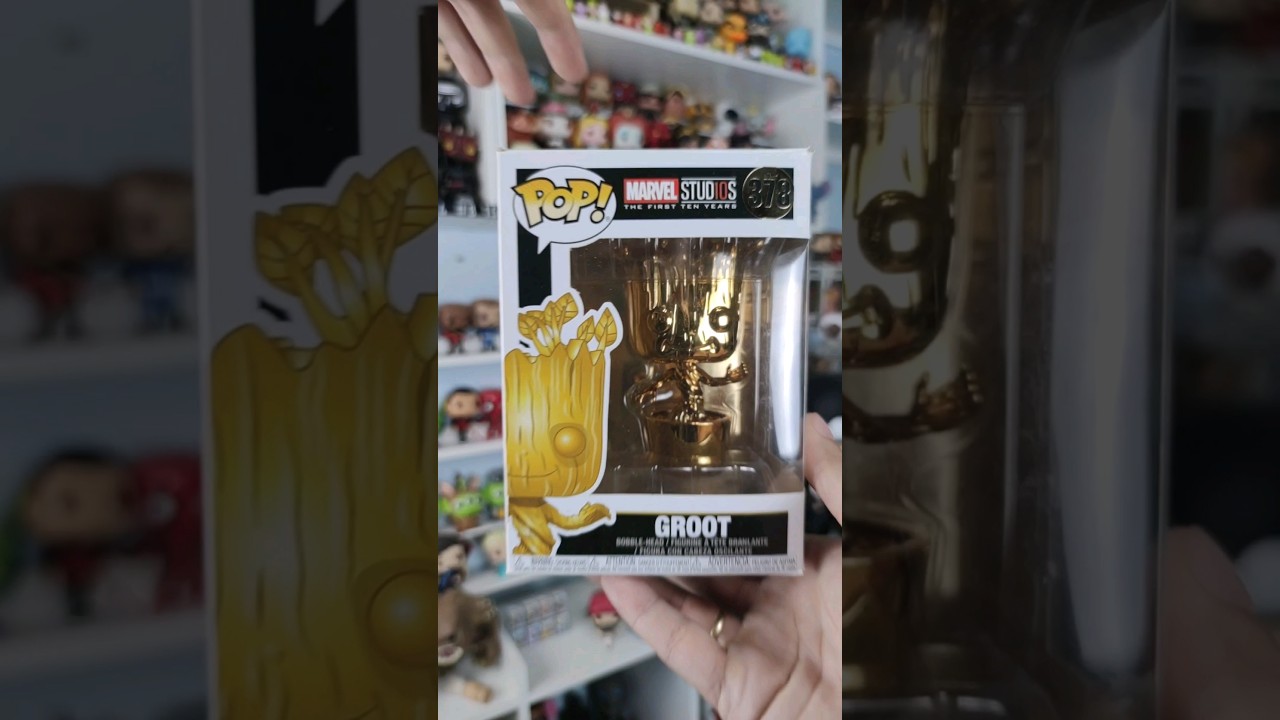 FUNKO POP GROOT GOLD 378