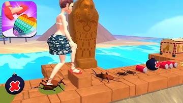 ASMR Tippy Toe 🤔✨ Very Satisfying And Relaxing ASMR Gameplay Walkthrough BIG UPDATE MAX3D50