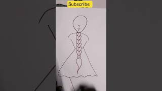 #Shorts #1 Minute Challenge #Drawing Using Alphabet Y #Cute Girl #தமிழ் #