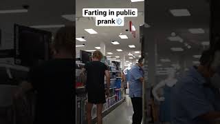 Fart prank in public #prankster #toofunny