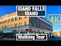 4K City Walks: Idaho Falls, Idaho Town Tour - Virtual Walk Walking Treadmill Video