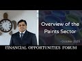 Overview of the Paints Sector