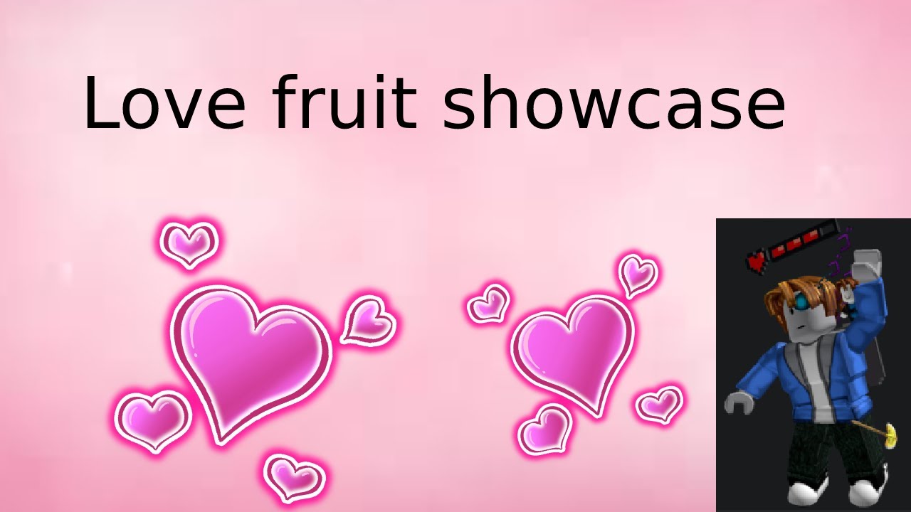 Blox Fruits Love Fruit Showcase Youtube