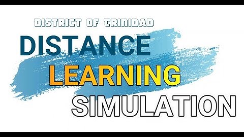 Distance Learning Simulation (SHS) || District of Trinidad, Bohol