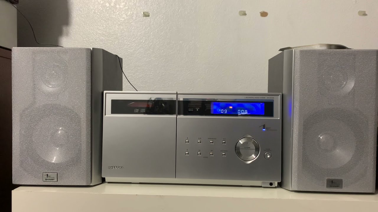 Sharp sd-ex200 home stereo system super rare - YouTube