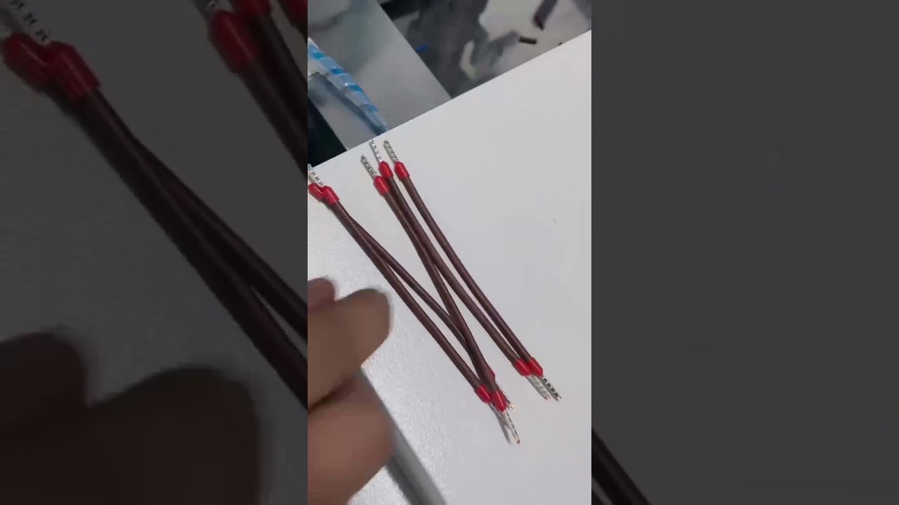 Fully automatic double side pre-insulated terminal crimping machine