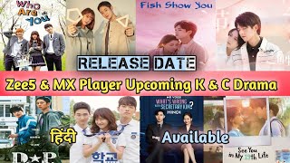 Zee5 New Upcoming K-drama Hindi | MX Player & Netflix Upcoming New K-drama Hindi