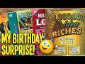 BIRTHDAY WINS! 🥳💰 $120/Tickets + BIG $50 $1,000,000 Golden Riches 🤑 TEXAS Lottery Scratch Offs