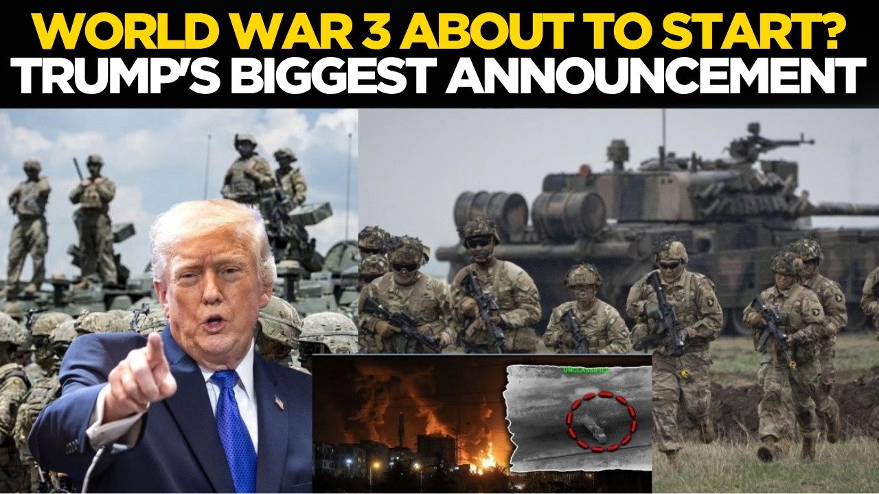 US-Iran War LIVE | World War 3 About To Start | Trump's Biggest Announcement | Trump Latest Liv