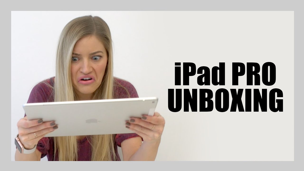 iPAD PRO UNBOXING!!! | iJustine