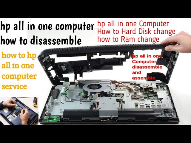 HP Pavilion All In One Desktop Disassembly   You ...