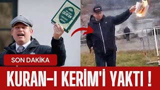 Rasmus Paludan Türki̇ye Büyükelçi̇li̇ği̇ Önünde Kuran-I Keri̇m Yakti İslâm Dünyasi Ayağa Kalkti