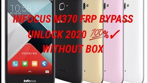 INFOCUS M370 FRP BYPASS 💯%✓OK