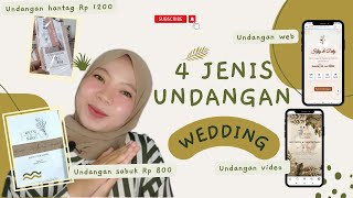 REKOMENDASI 4 UNDANGAN WEDDING #invitation #undanganpernikahan #undangandigital #undanganvideo