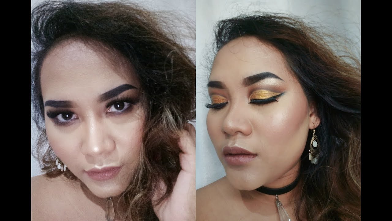 Make Up Special Occassion Bronze Chopper Cut Crease using Morphe35R Palette | IMA NURINA