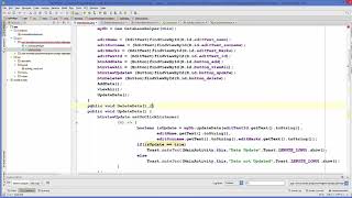 Android SQLite  Tutorial  Delete Values from the Database  Part 6