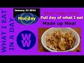 What i eat in a day on ww made up meal today jan 22 2024