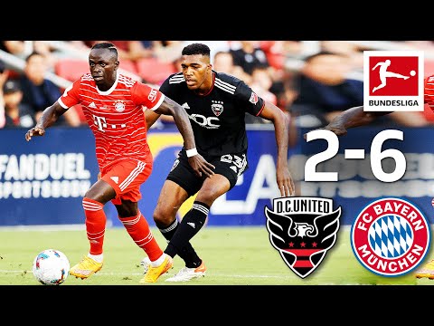 Mané & de Ligt Debut & First Goal for Bayern | DC United vs. FC Bayern München 2-6 | Highlights