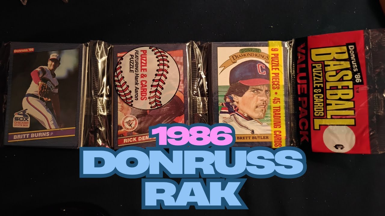 1986 Donruss Baseball Rak Attack!