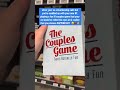Cute relationship game for couples | The Couples Game #shorts