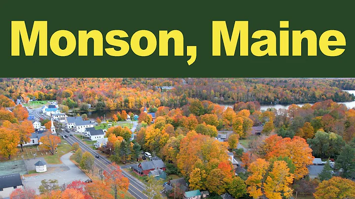 What is going on in Monson Maine 4K | Monson is an adorable town full of art, life, and good people.