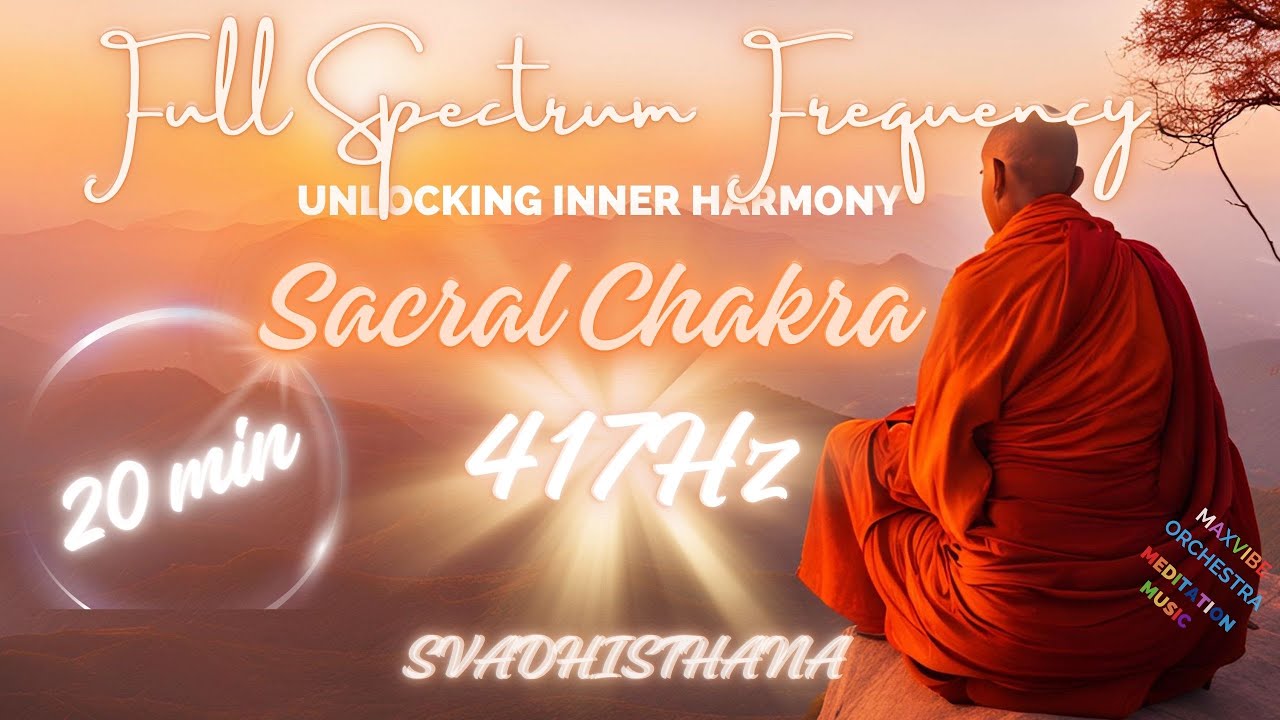 Sacral Chakra Healing Music - 417 Hz | 20 min Creativity and Emotional ...