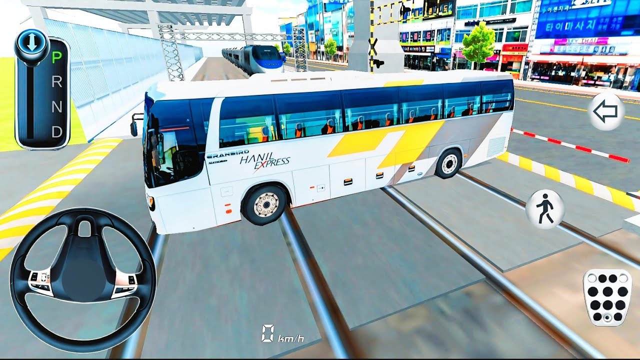 New Express Bus Vs Bullet Train - 3D Driving Class Game - Android Gameplay 