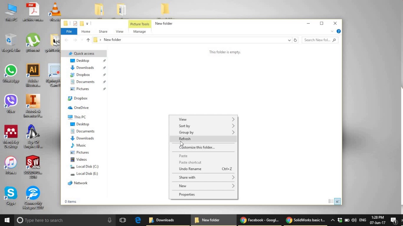 How to hide a folder and unhide it in windows 10 - YouTube