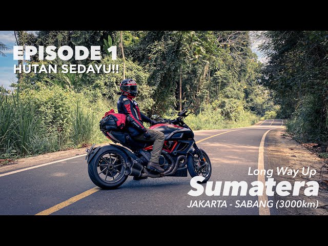 Eps 1. Touring Jakarta - KM 0 Sabang | JKT - Krui (470KM) | Terjebak malam hari lintas Hutan Sedayu! class=