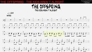 The Offspring  The Kids Arent Alright drum Score