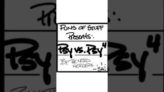 Puns of Stuff #35 "Psy Vs Psy P4" Gag a Day comic strip. #daily #comic #puns