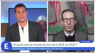 Toujours pas de hausse de taux de la BCE en 2022 ?