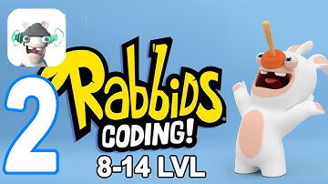 Rabbids Coding - Walkthrough Gameplay Part 2 - 8 9 10 11 12 13 14 Levels (iOS, Android, PC)