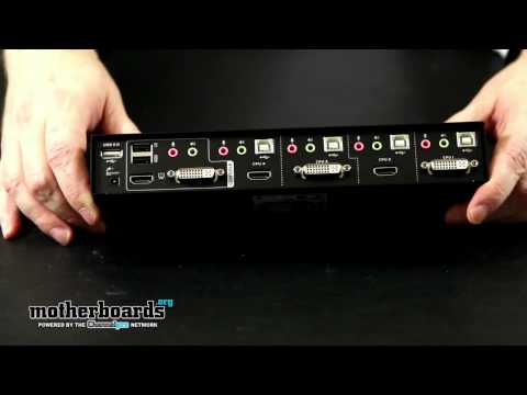 ATEN CubiQ 2x4 DVI-HDMI Matrix KVMP Switch Unboxing