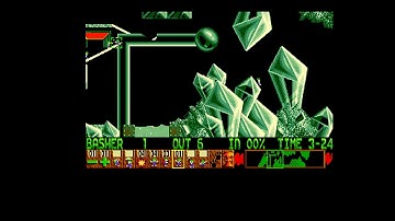 Lemmings Taxing Level 28 Walkthrough Amiga