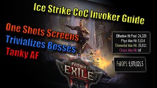 CoC Ice Strike Invoker Full Guide
This is a guide to my cast on crit Ice Strike Invoker that has been my main
since day 1 and has evolved to take on all content quite easily.
Monk Playlist: https://youtube.com/playlist?list=PLUtsd5tCPMfZdlTo8LO75hqBqFwR0DWL_&si=nPLUo_lhvlaV5gbz
Maxroll: https://maxroll.gg/poe2/planner/hu6gy0nt
POB 2: https://pobb.in/YdDhZgZ7blt5 CoC Ice Strike Invoker Full Guide