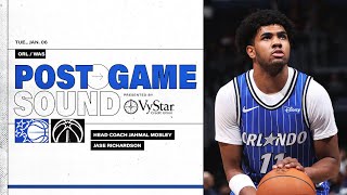 Postgame Sound Orlando Magic Vs. Washington Wizards Coach Mose & Jase Richardson