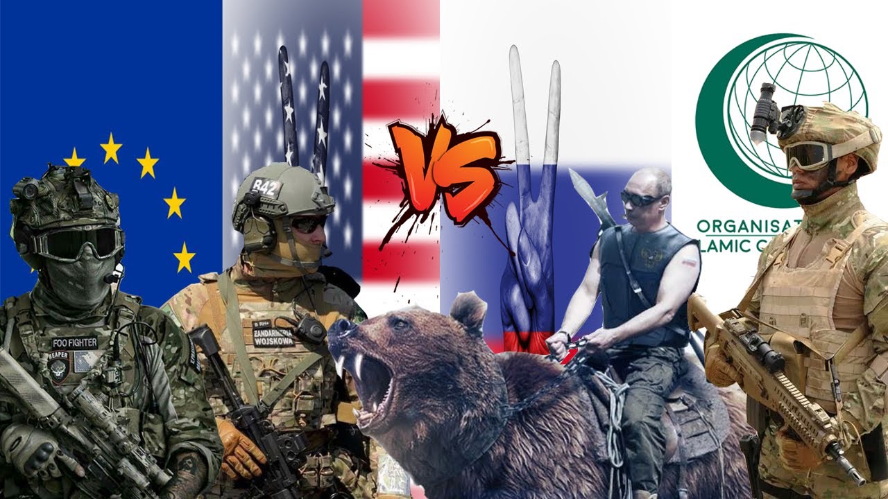 EU & USA vs Russia & OIC Military Power Comparison 2021