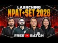 NPAT + SET 2026 🔥 | Free YouTube Preparation Series Launching
