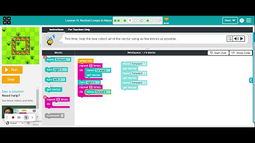 Nested Loops in Maze- Level 5
