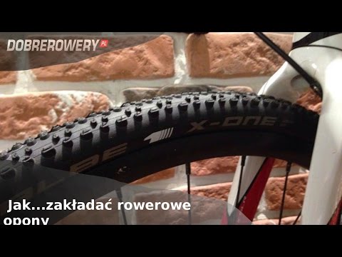 Jak zakładać opony rowerowe - właściwe ułożenie opon.