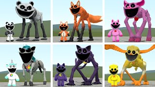 NEW FOX AND PANDA SMILING CRITTERS AND OTHER POPPY PLAYTIME CHAPTER 3 FAMILY in Garry's Mod!