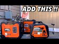 ADD Natural Gas to Dual Fuel Generator…