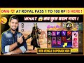 Omg  a7 royal pass 1 to 100 rp rewards  a7 royal pass  a7 royal pass bgmi  pubg a7 royal pass